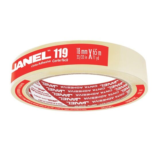 CINTA ADHESIVA DIUREX LINEA 119 18X65 JANEL