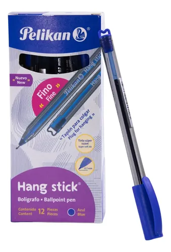 BOLIGRAFO HANG STICK PUNTO FINO AZUL C/12PZ PELIKAN