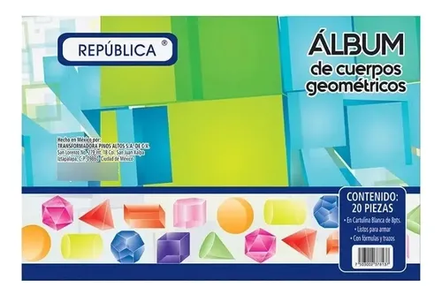 ALBUM DE CUERPOS GEOMETRICO PINOS ALTOS